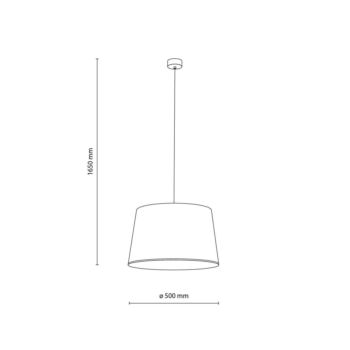 Pendul TK Lighting Formo, negru, 11318
