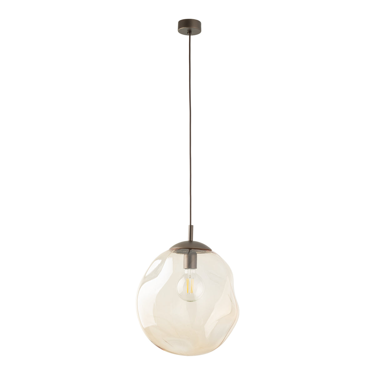 Pendul TK Lighting Lava L, maro, 11324