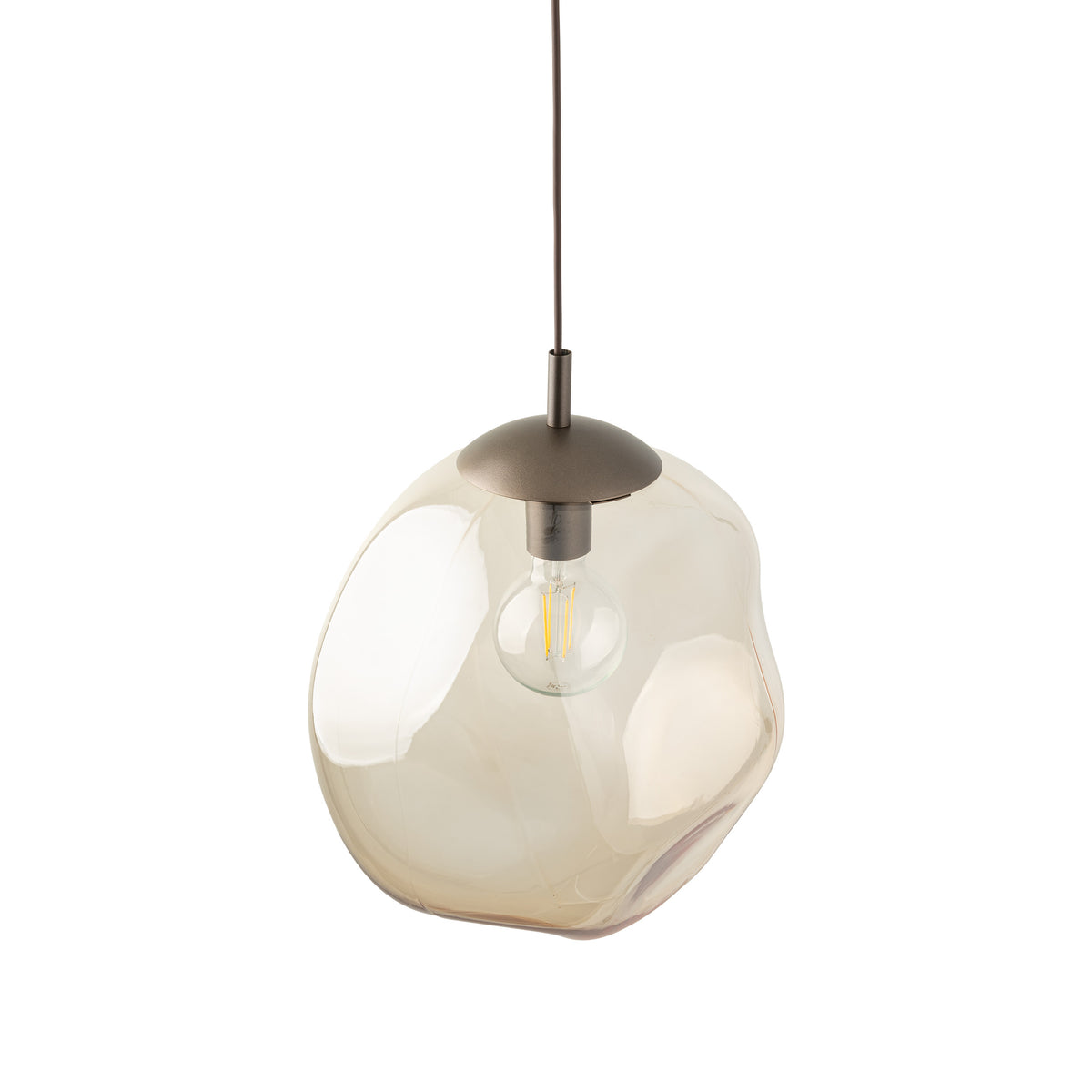Pendul TK Lighting Lava L, maro, 11324