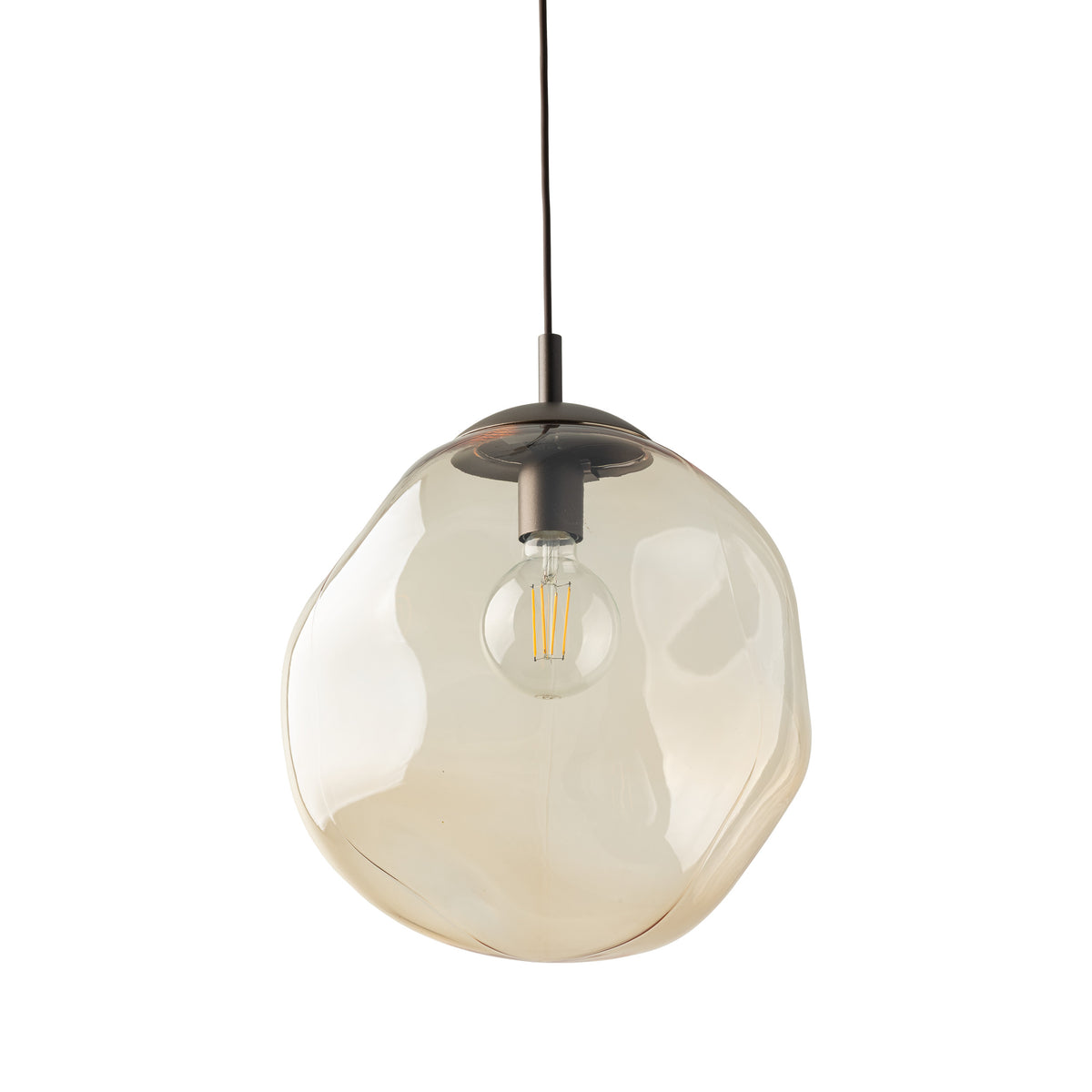 Pendul TK Lighting Lava L, maro, 11324