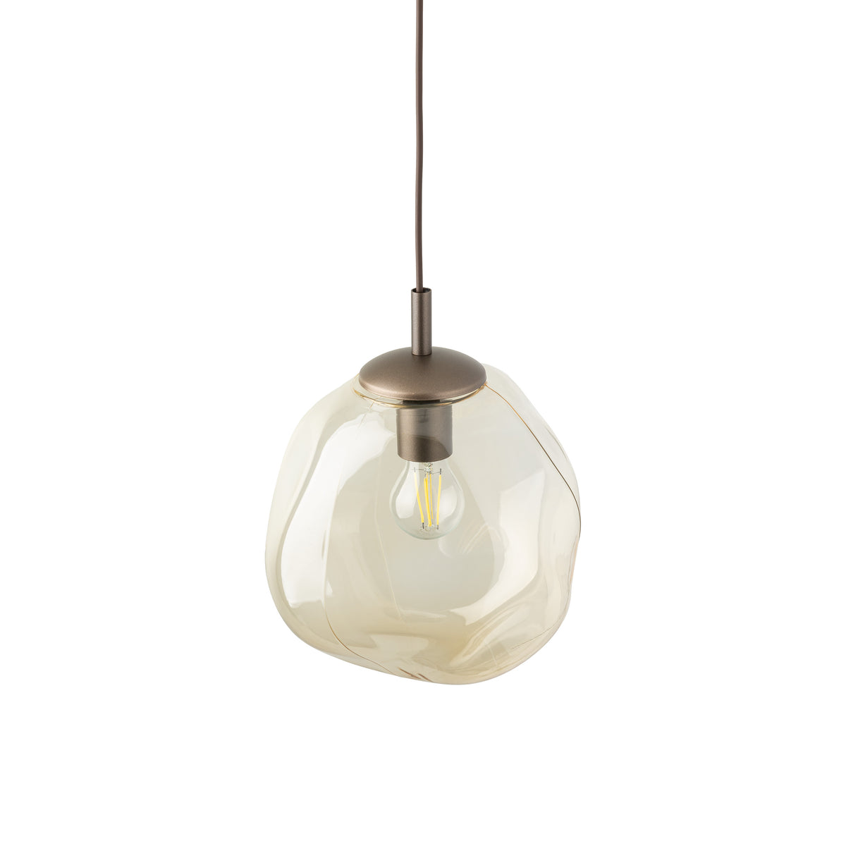 Pendul TK Lighting Lava M, maro, 11326