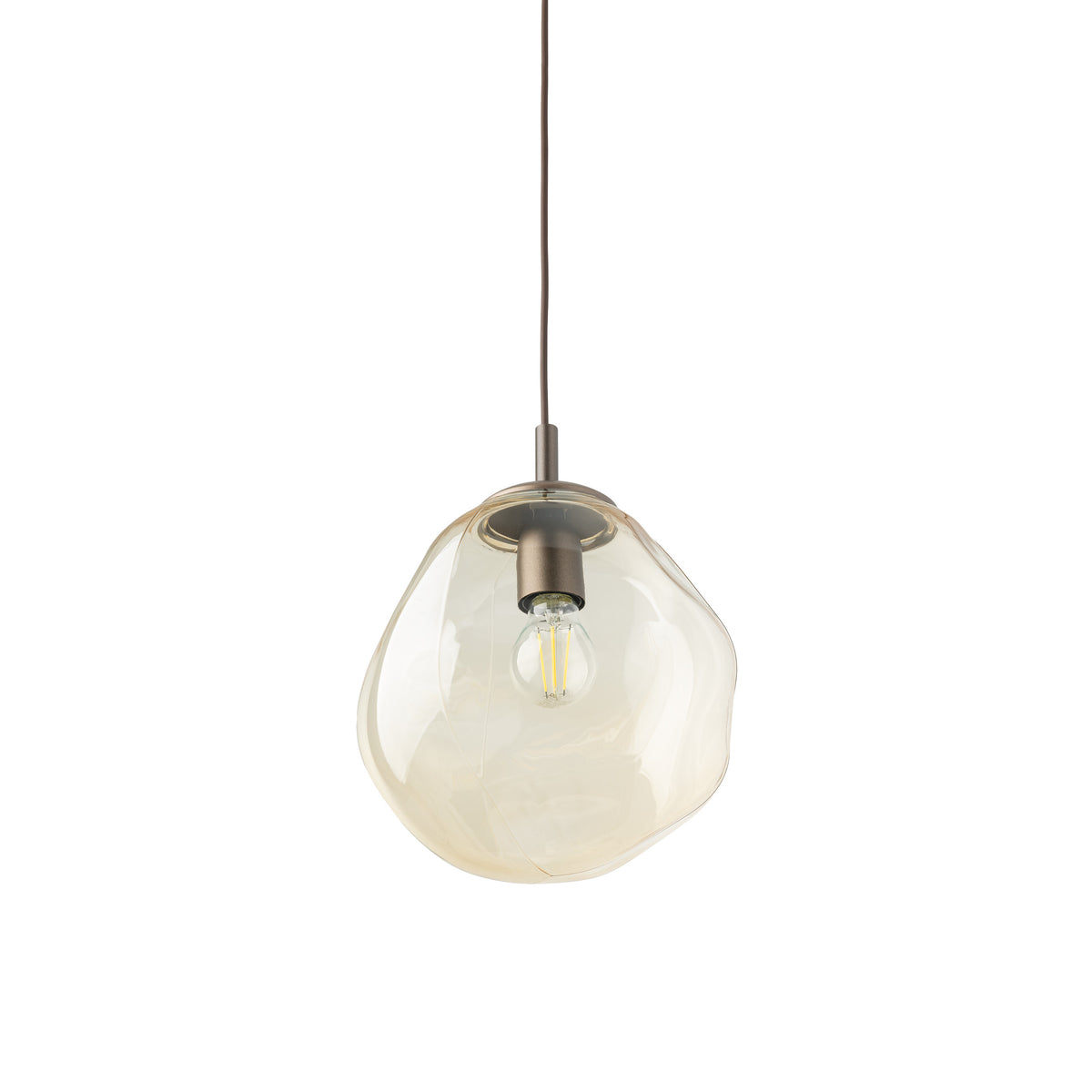 Pendul TK Lighting Lava M, maro, 11326