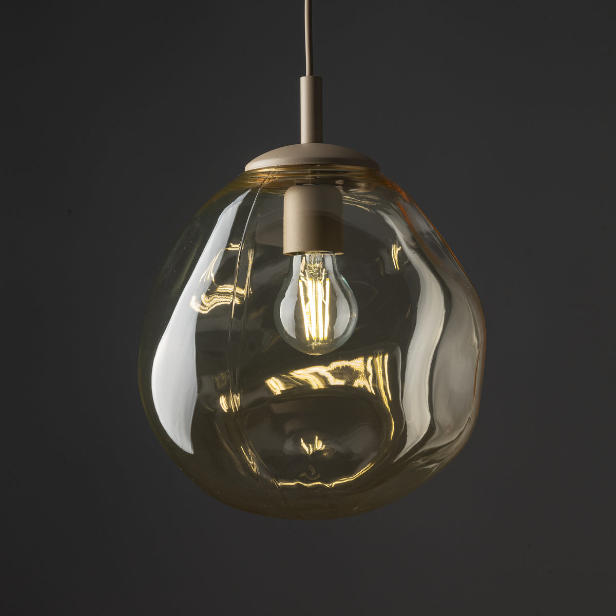 Pendul TK Lighting Lava M, nisip, 11327