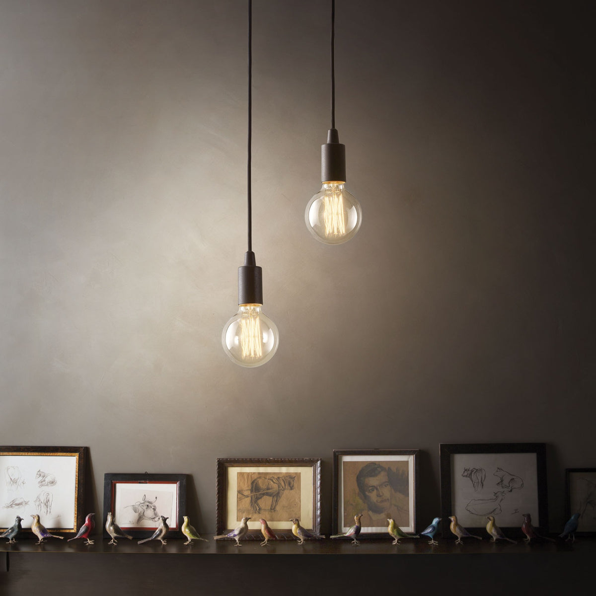 Pendul Ideal Lux Edison SP1, alb, 113302