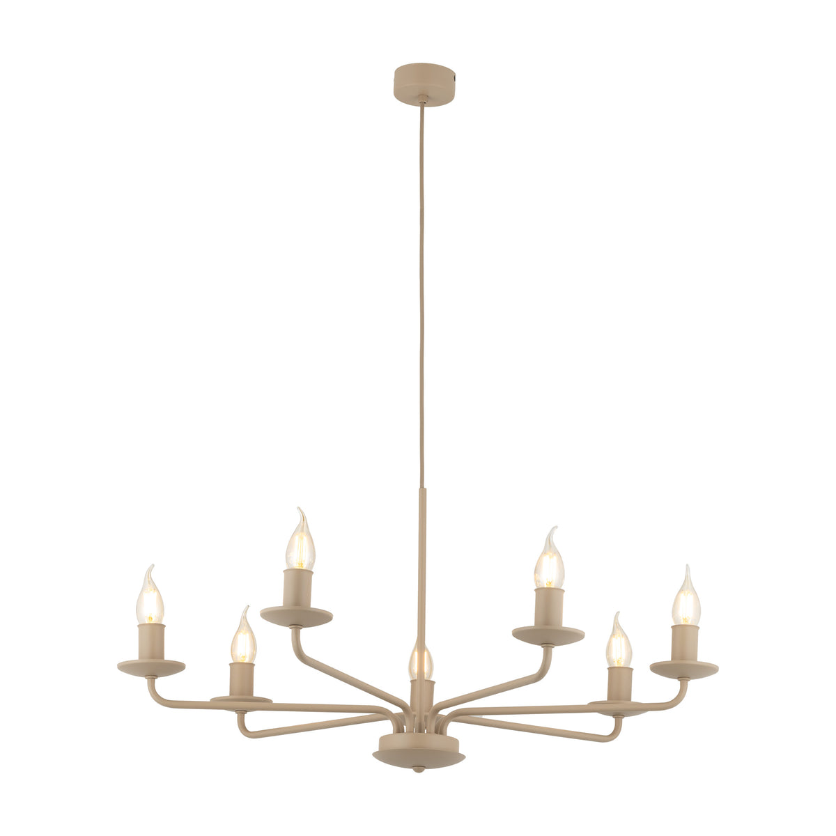 Lustră TK Lighting Limal, nisip, 7 x E14, 11346