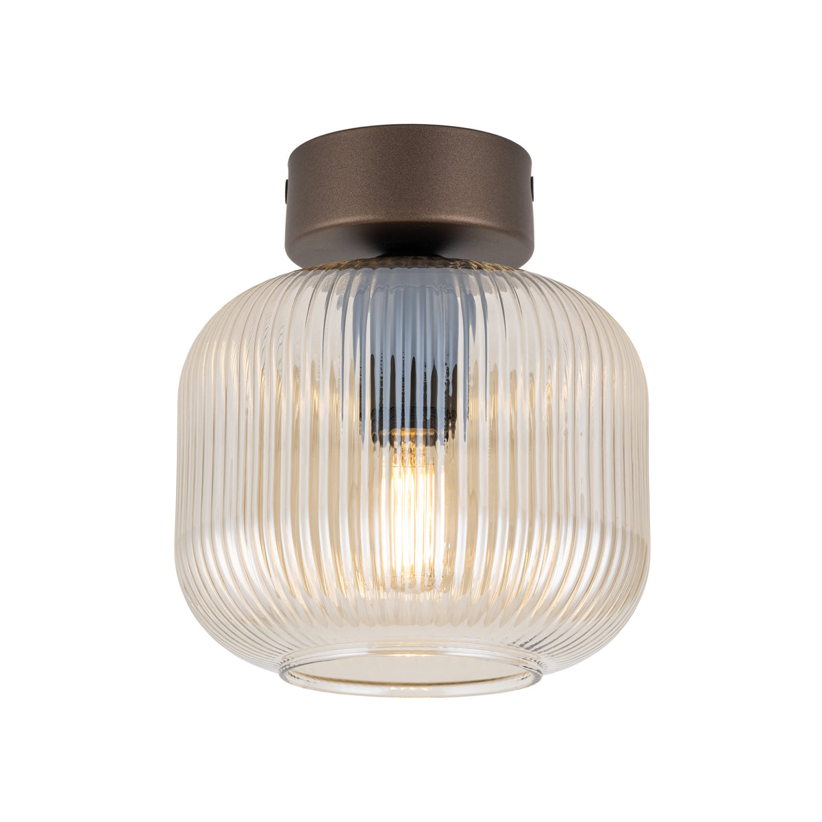 Plafonieră TK Lighting Salvia, maro, 11358