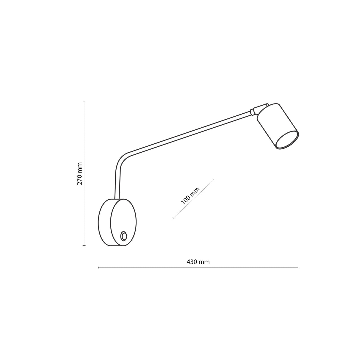 Aplică TK Lighting Nex, alb, 11362