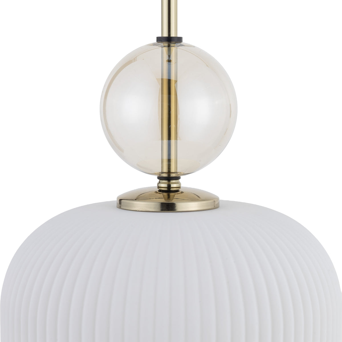 Pendul TK Lighting Sophia Big, coniac, alb, 11373
