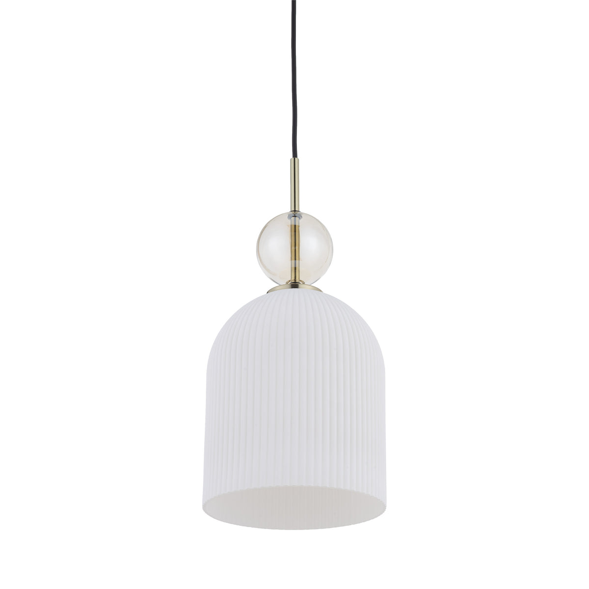 Pendul TK Lighting Sophia Big, coniac, alb, 11374