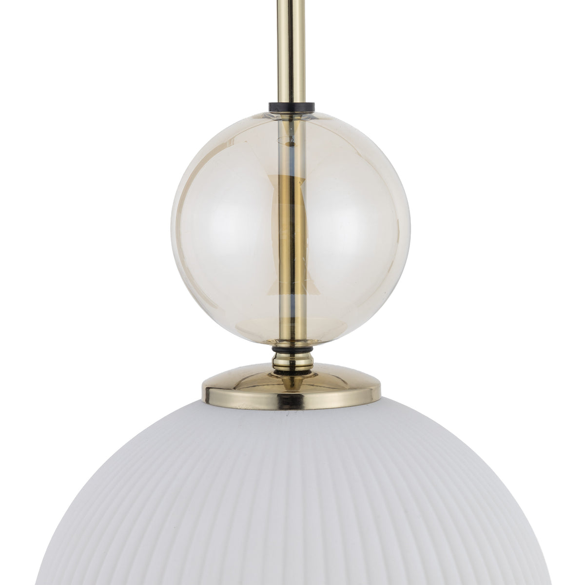 Pendul TK Lighting Sophia Big, coniac, alb, 11374
