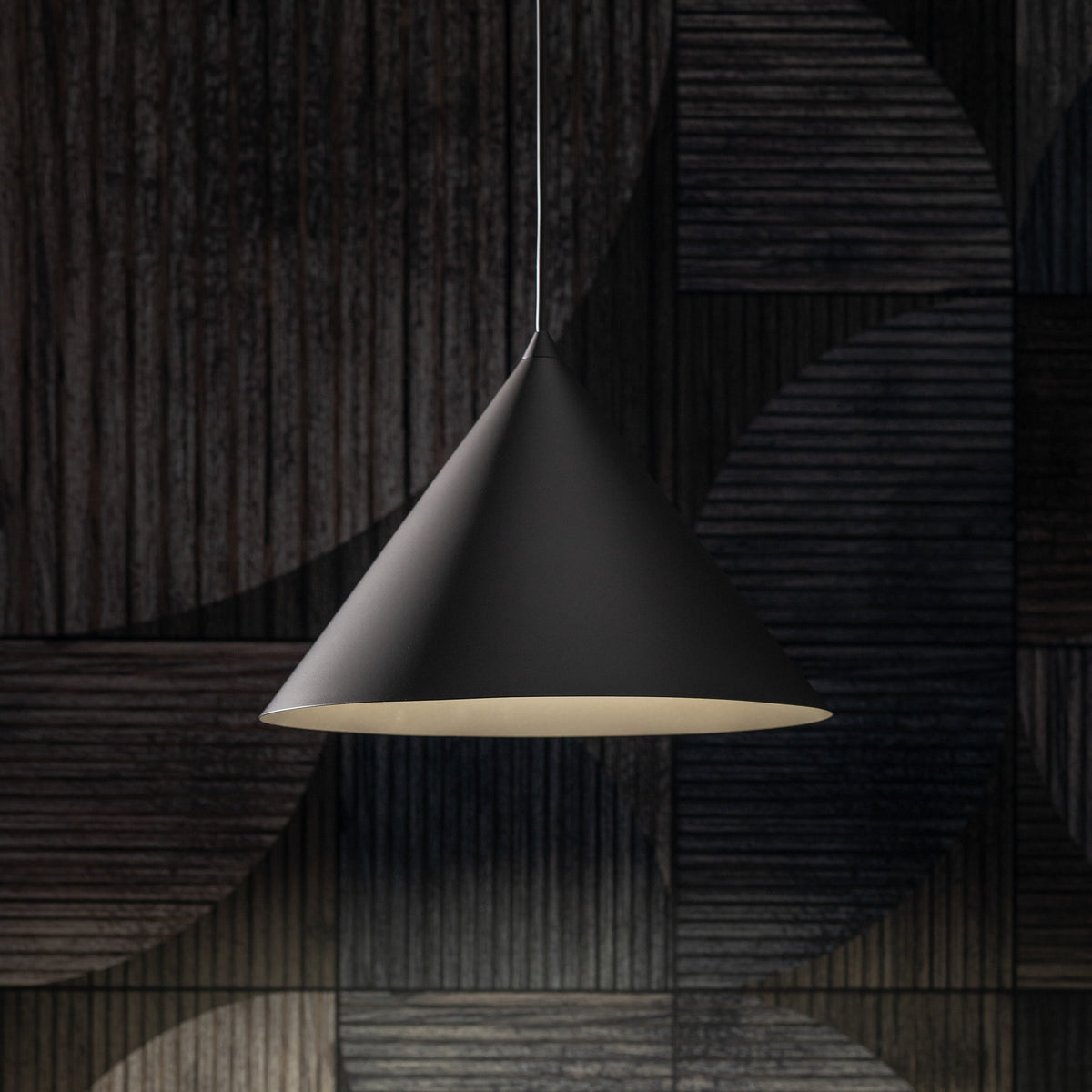 Pendul TK Lighting Cono XL, maro, 11378