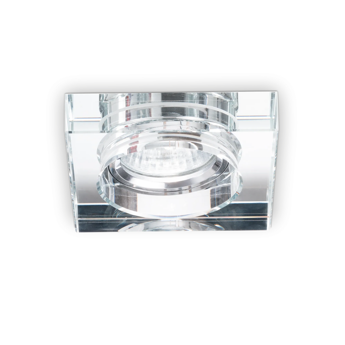 Spot încastrat Ideal Lux Blues Square, transparent, 114019