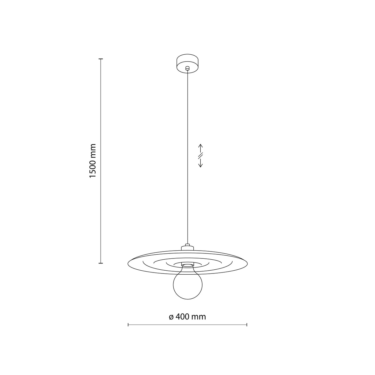 Pendul TK Lighting Onda, cașmir, 11407