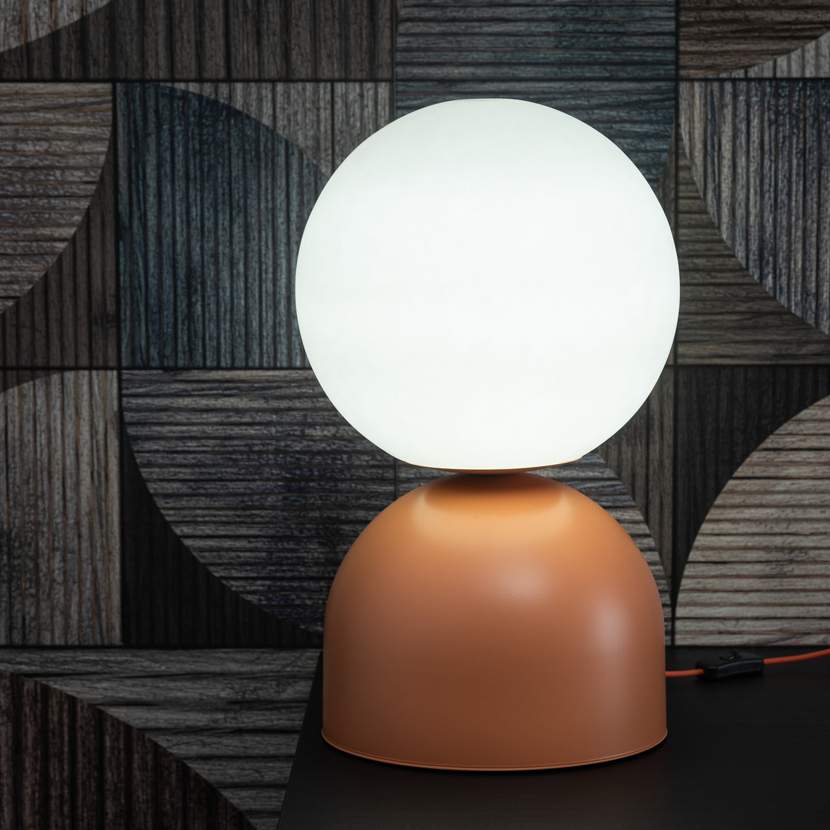 Veioză TK Lighting Miki Big, somon, 11432