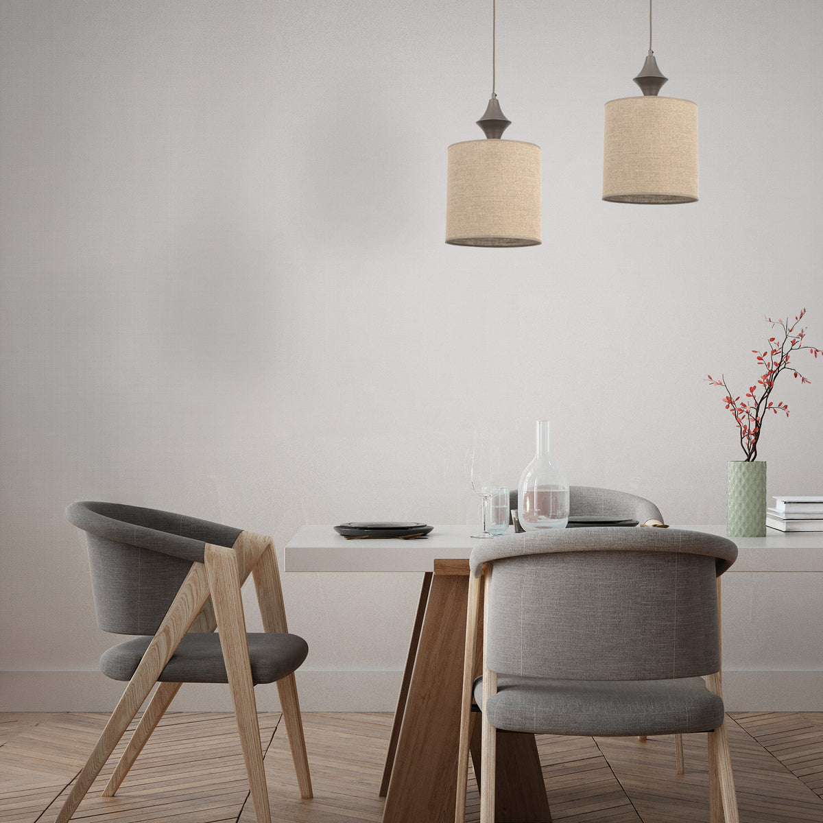 Pendul TK Lighting Amura, maro, 11438