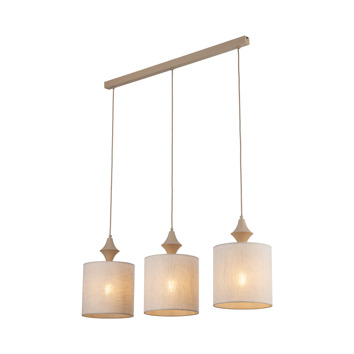 Lustră TK Lighting Amura, nisip, 3 x E27, 11439