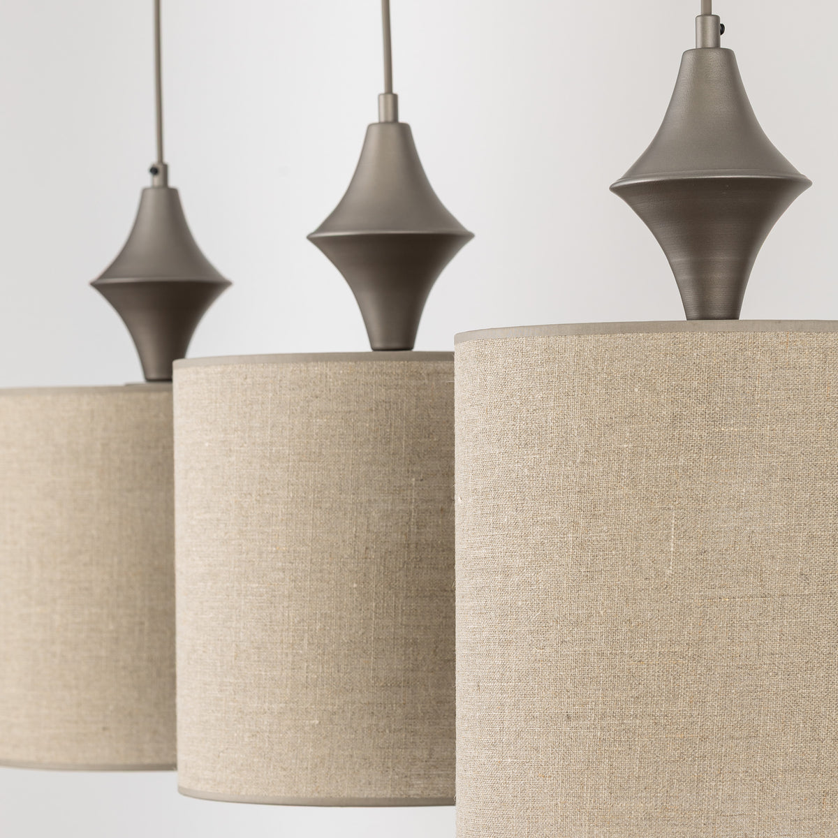 Lustră TK Lighting Amura, maro, 3 x E27, 11440