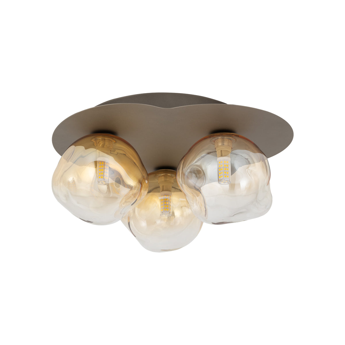 Aplică TK Lighting Lava, maro, 3 x G9, 11453