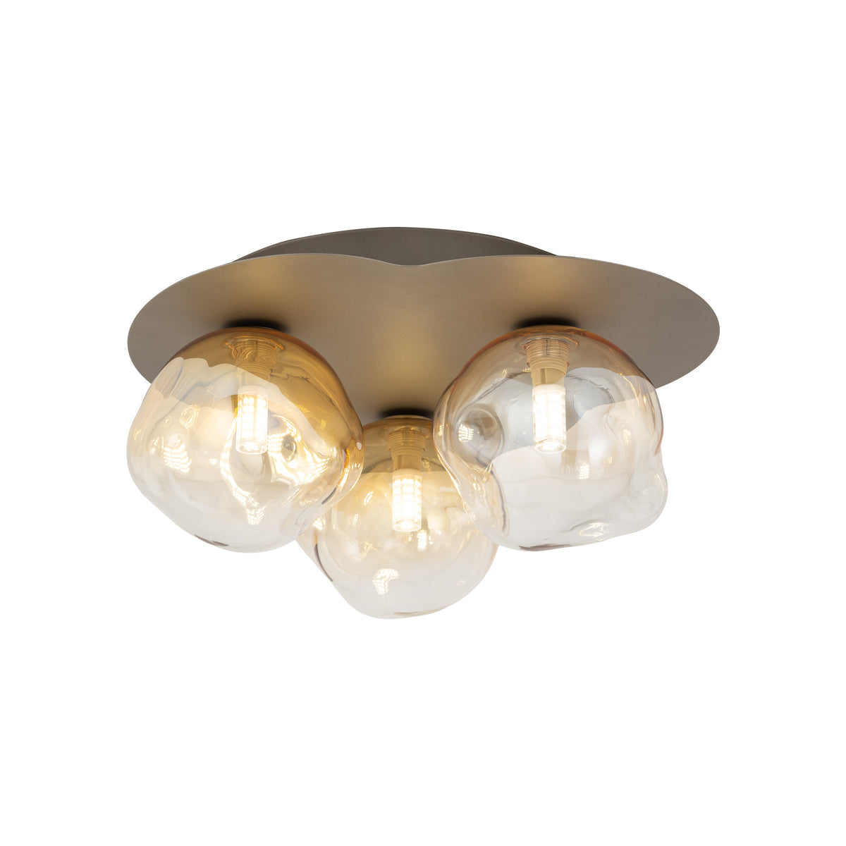 Aplică TK Lighting Lava, maro, 3 x G9, 11453