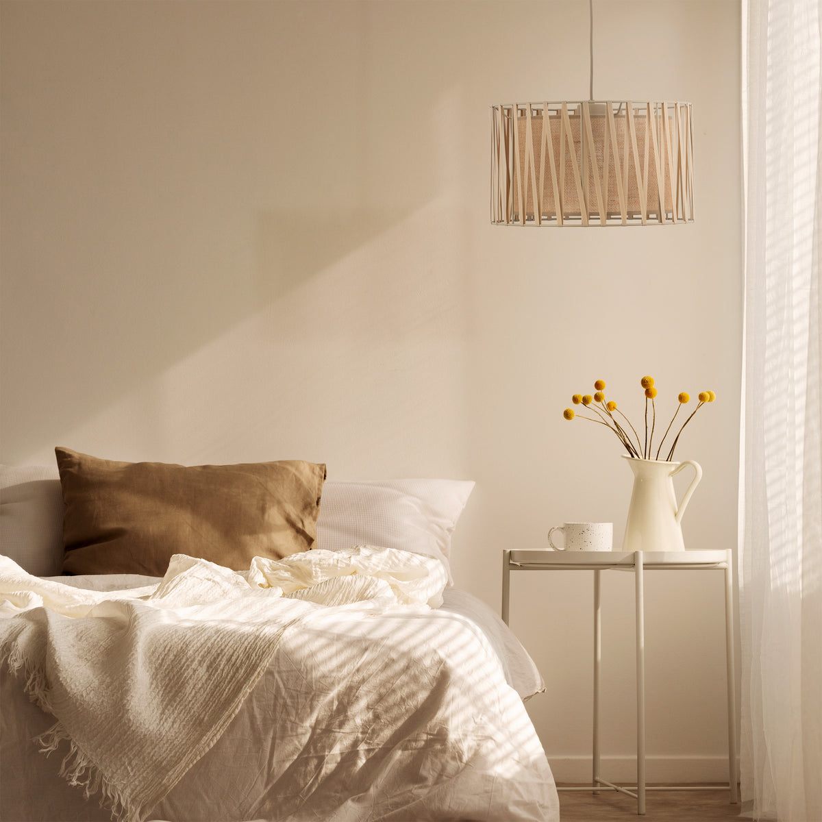 Pendul TK Lighting Harmony, nisip, iută, 11460
