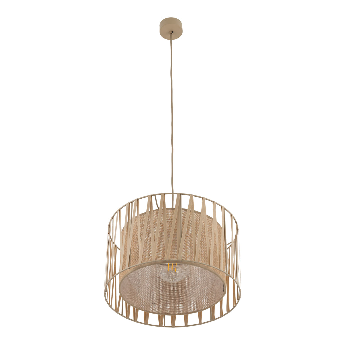 Pendul TK Lighting Harmony, nisip, iută, 11460
