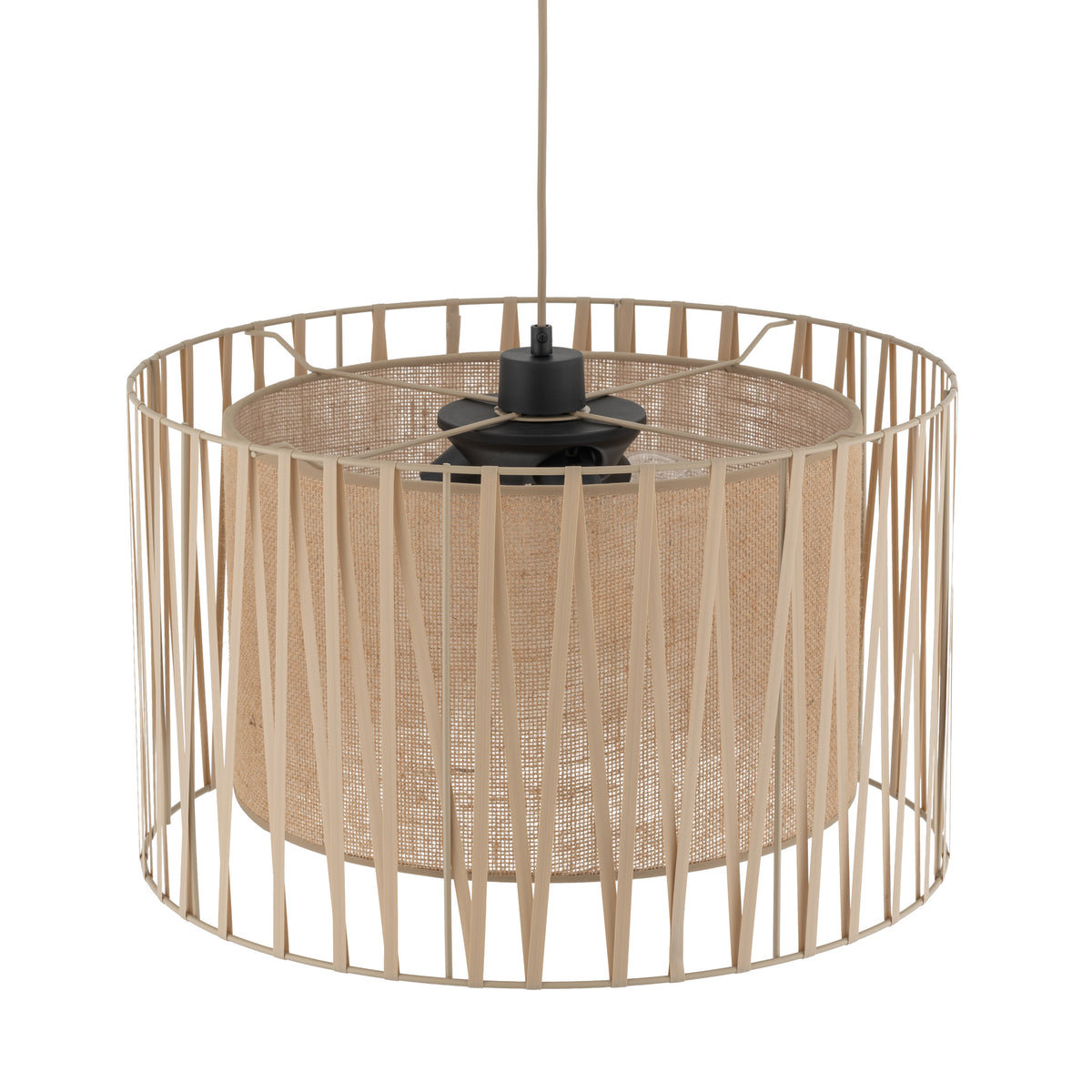 Lustră TK Lighting Harmony, nisip, iută, 3 x E27, 11461
