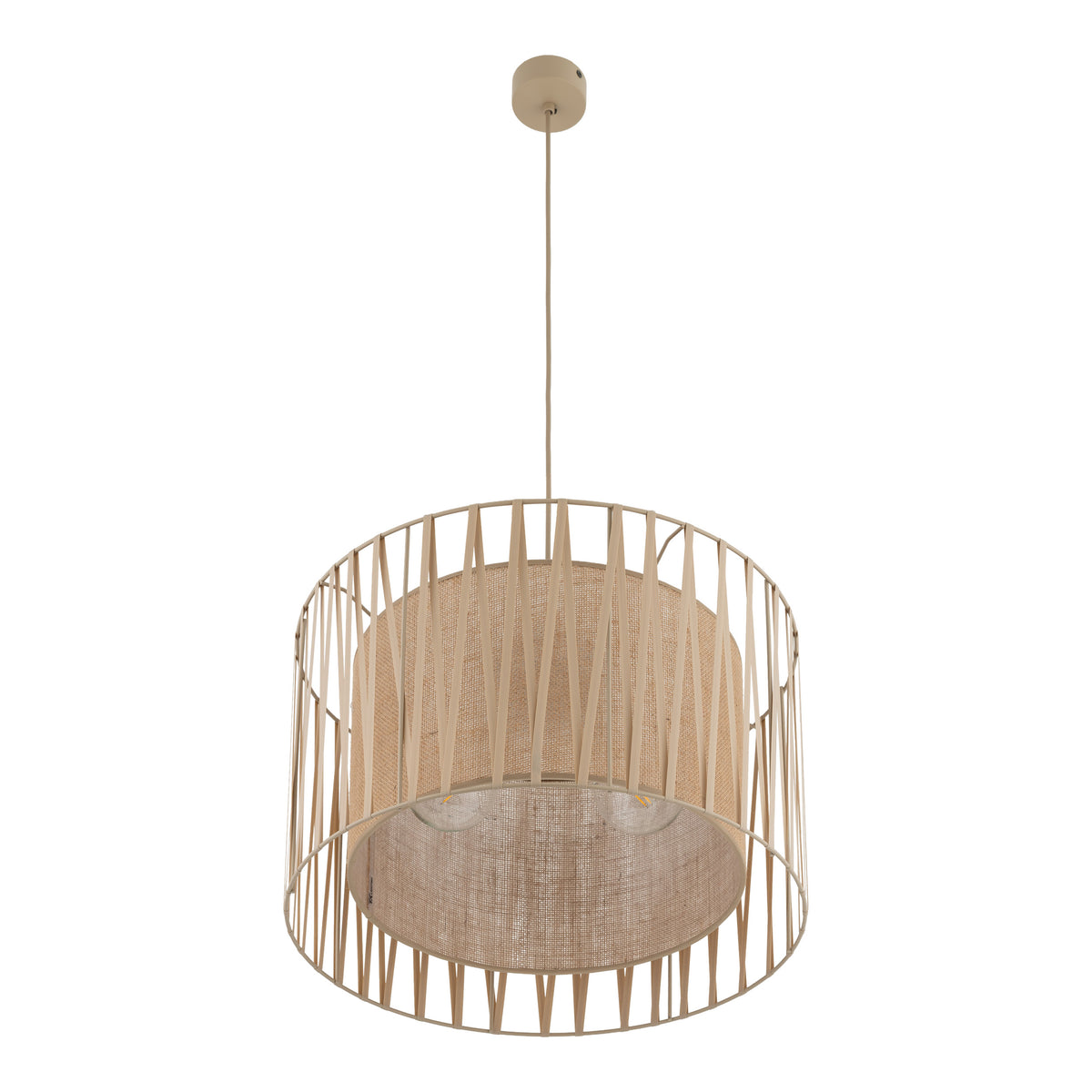 Lustră TK Lighting Harmony, nisip, iută, 3 x E27, 11461