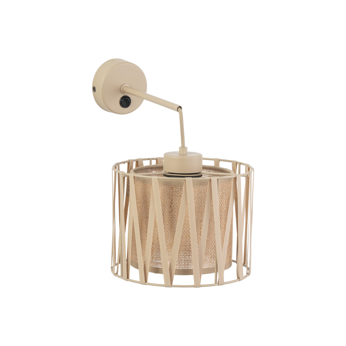 Aplică TK Lighting Harmony, nisip, iută, 11462