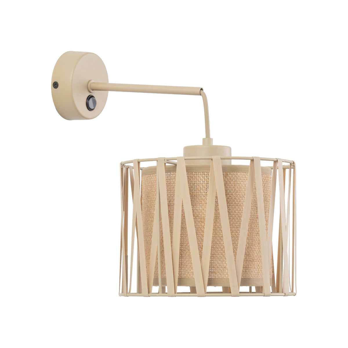 Aplică TK Lighting Harmony, nisip, iută, 11462