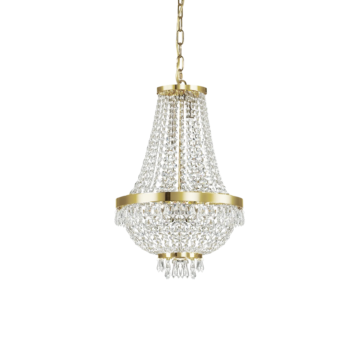 Lustră Ideal Lux Caesar SP6, auriu, 114729