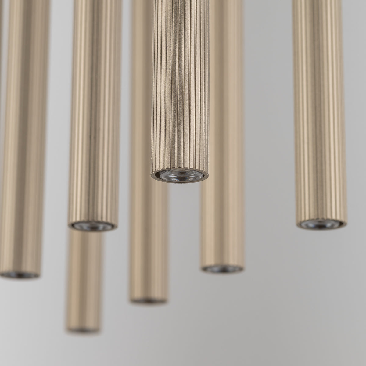 Lustră TK Lighting Ferro Bară, nisip, șampanie, 10 x G9, 11491