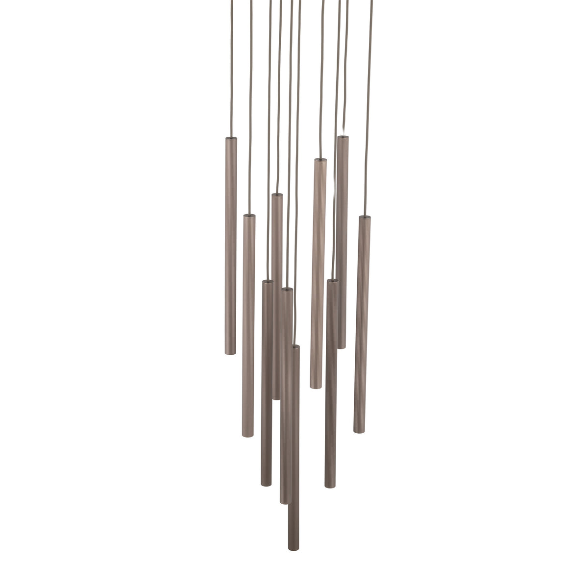 Lustră TK Lighting Ferro Rotund, maro, 10 x G9, 11493