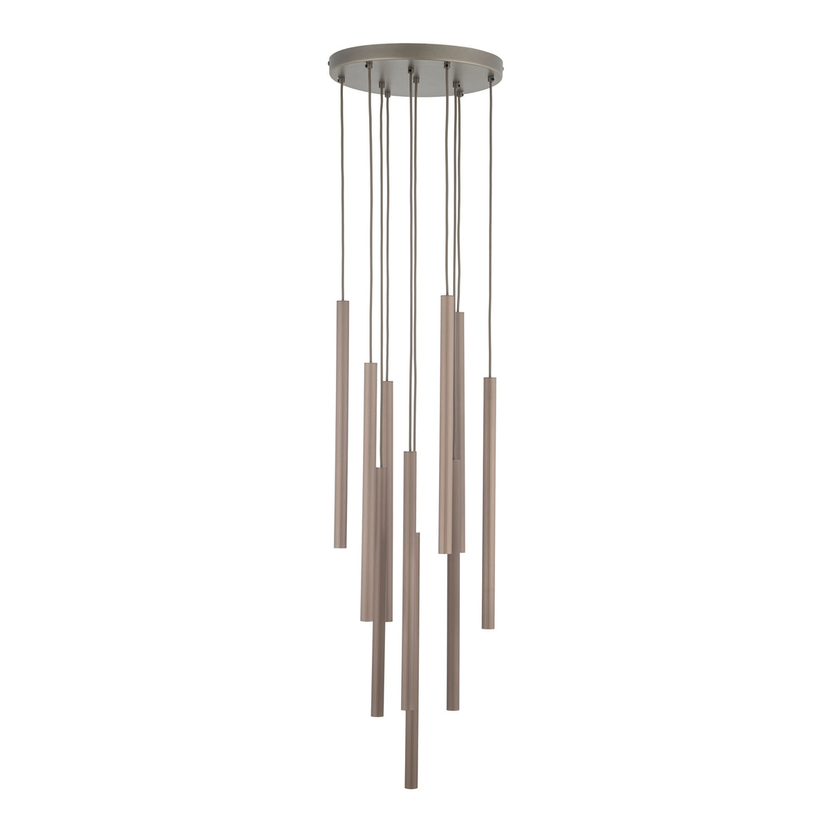 Lustră TK Lighting Ferro Rotund, maro, 10 x G9, 11493