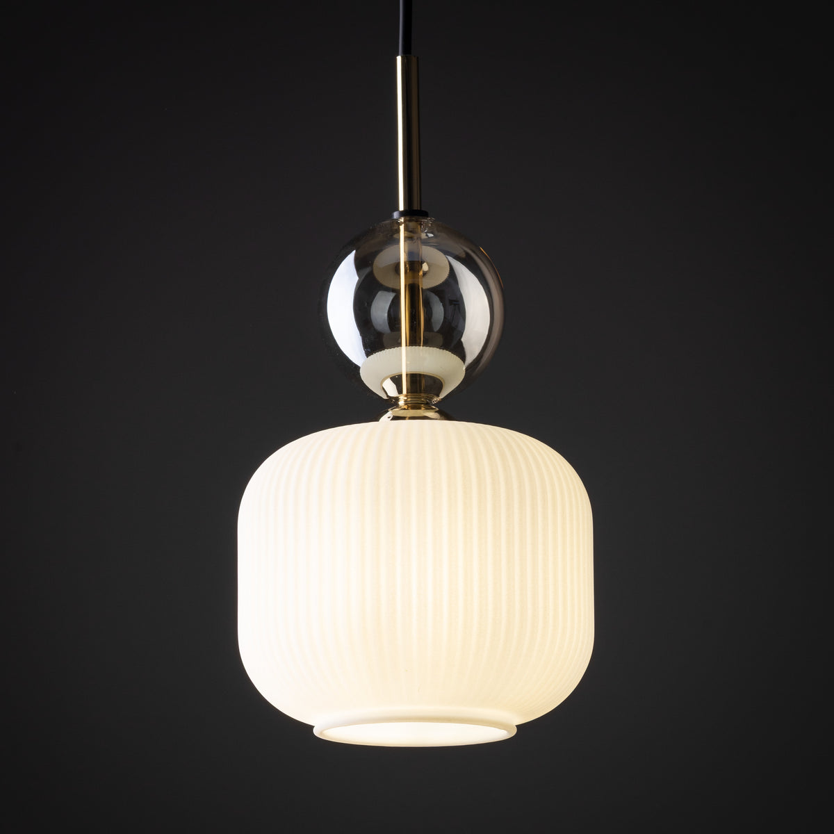 Pendul TK Lighting Sophia, coniac, alb, 11589