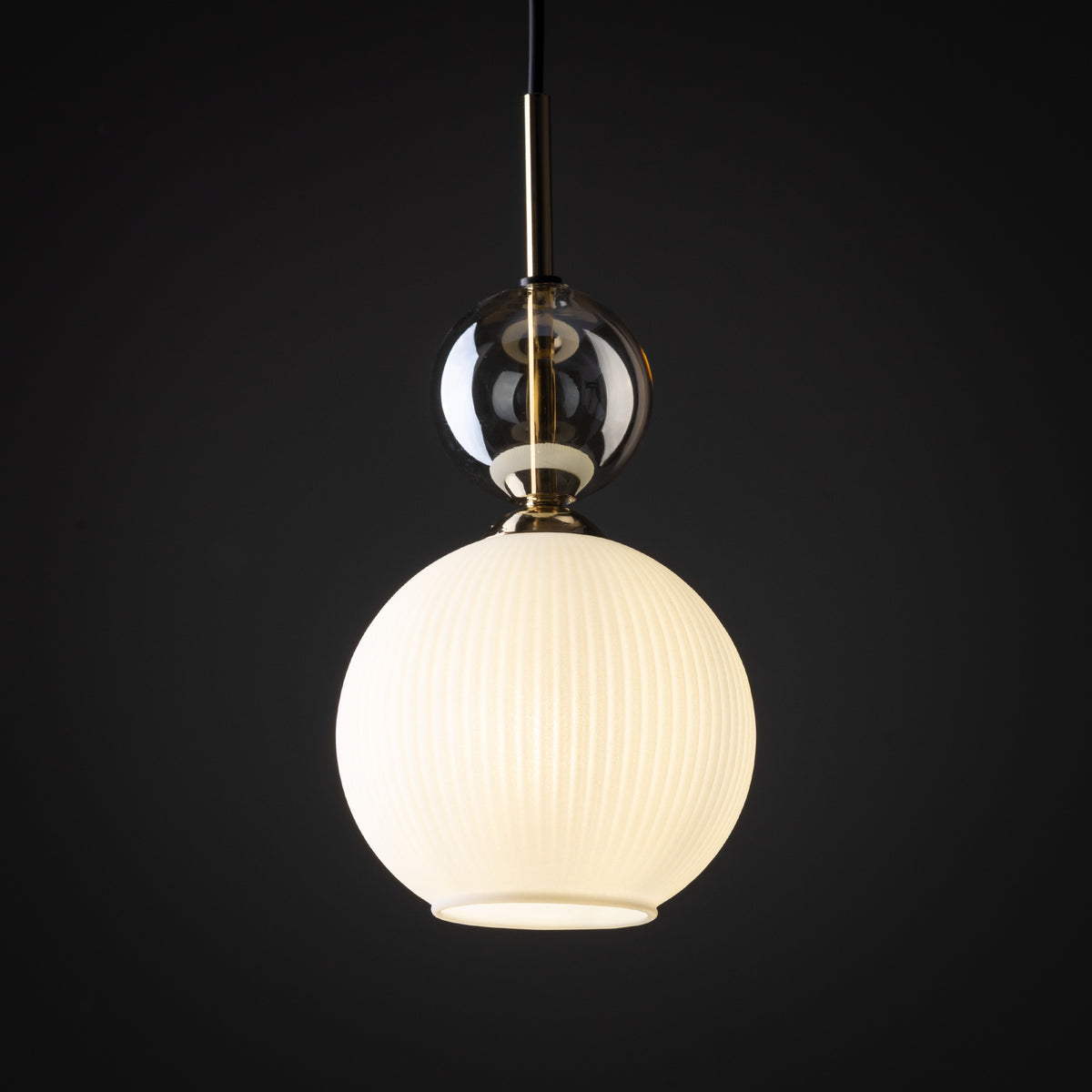 Pendul TK Lighting Sophia, coniac, alb, 11590