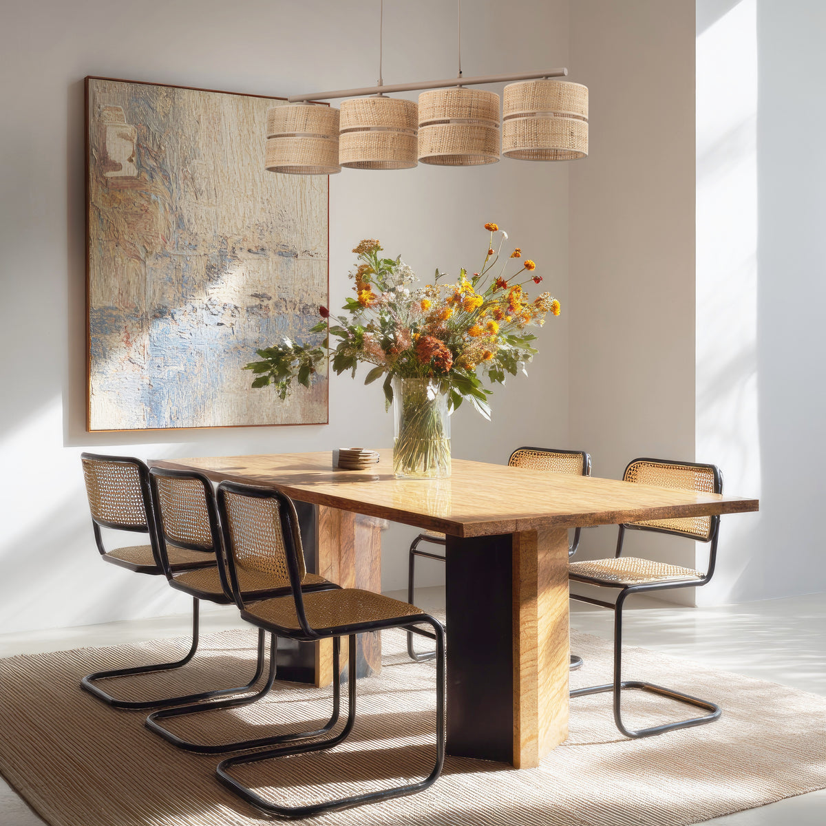 Lustră TK Lighting Calma, 4 x E27, 11603