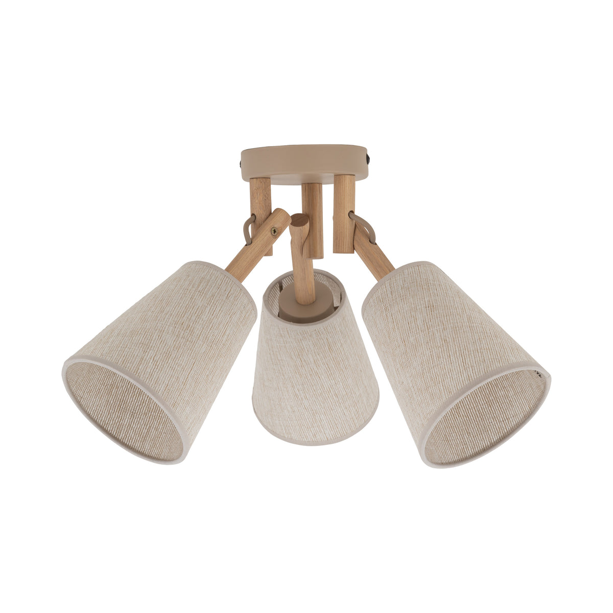 Plafonieră TK Lighting Vaio, nisip, 3 x E27, 11605