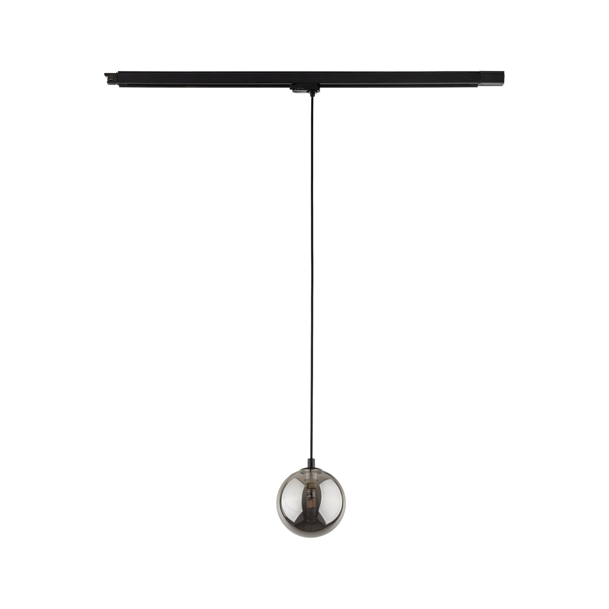 Spot pe șină TK Lighting Tracer Trifazat Glass, negru, grafit, 11662