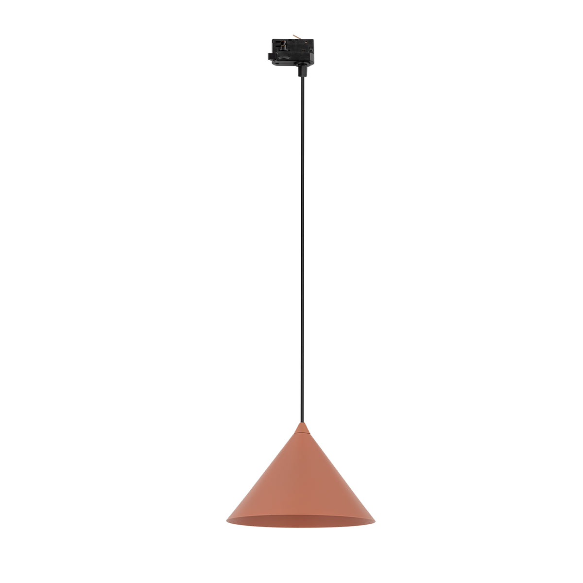 Spot pe șină TK Lighting Tracer Trifazat Cono, cărămiziu, 11669