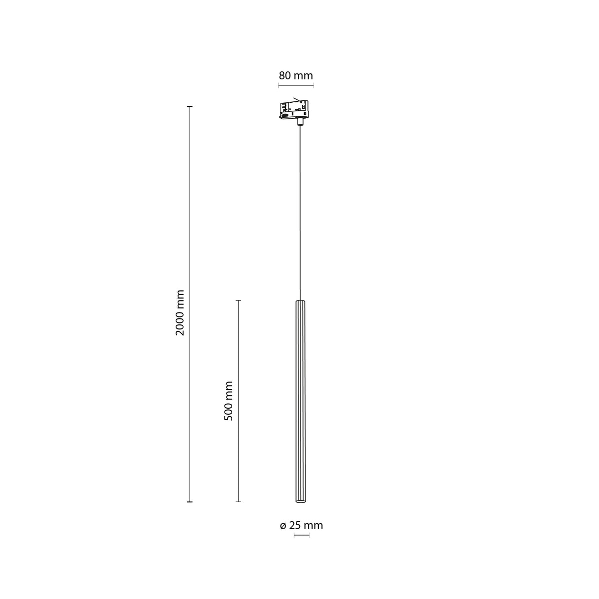 Spot pe șină TK Lighting Tracer Trifazat Ferro ( G_9) 500, maro, 11678