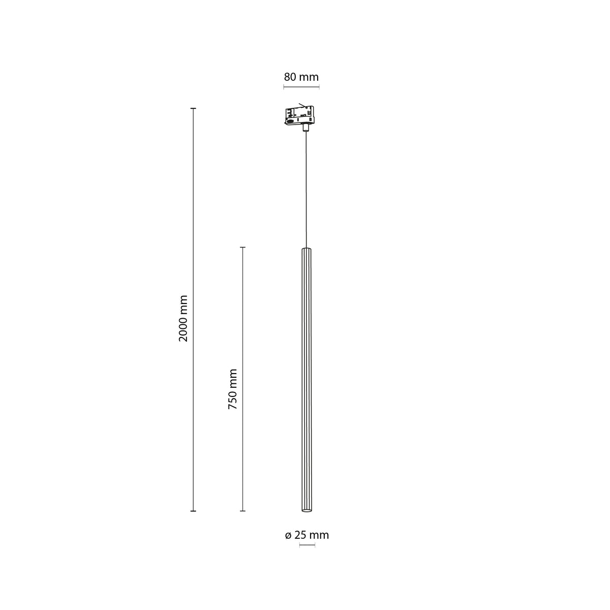Spot pe șină TK Lighting Tracer Trifazat Ferro ( G_9) 750, maro, 11679