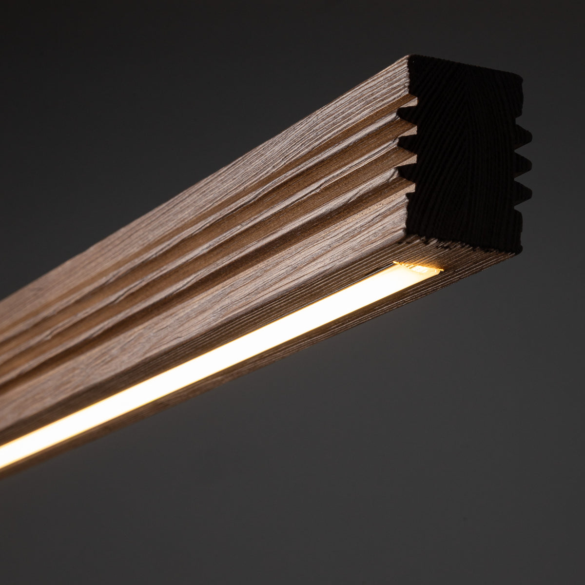 Plafonieră TK Lighting Viga Szczotkowana, lemn, pin, nuc, 11692