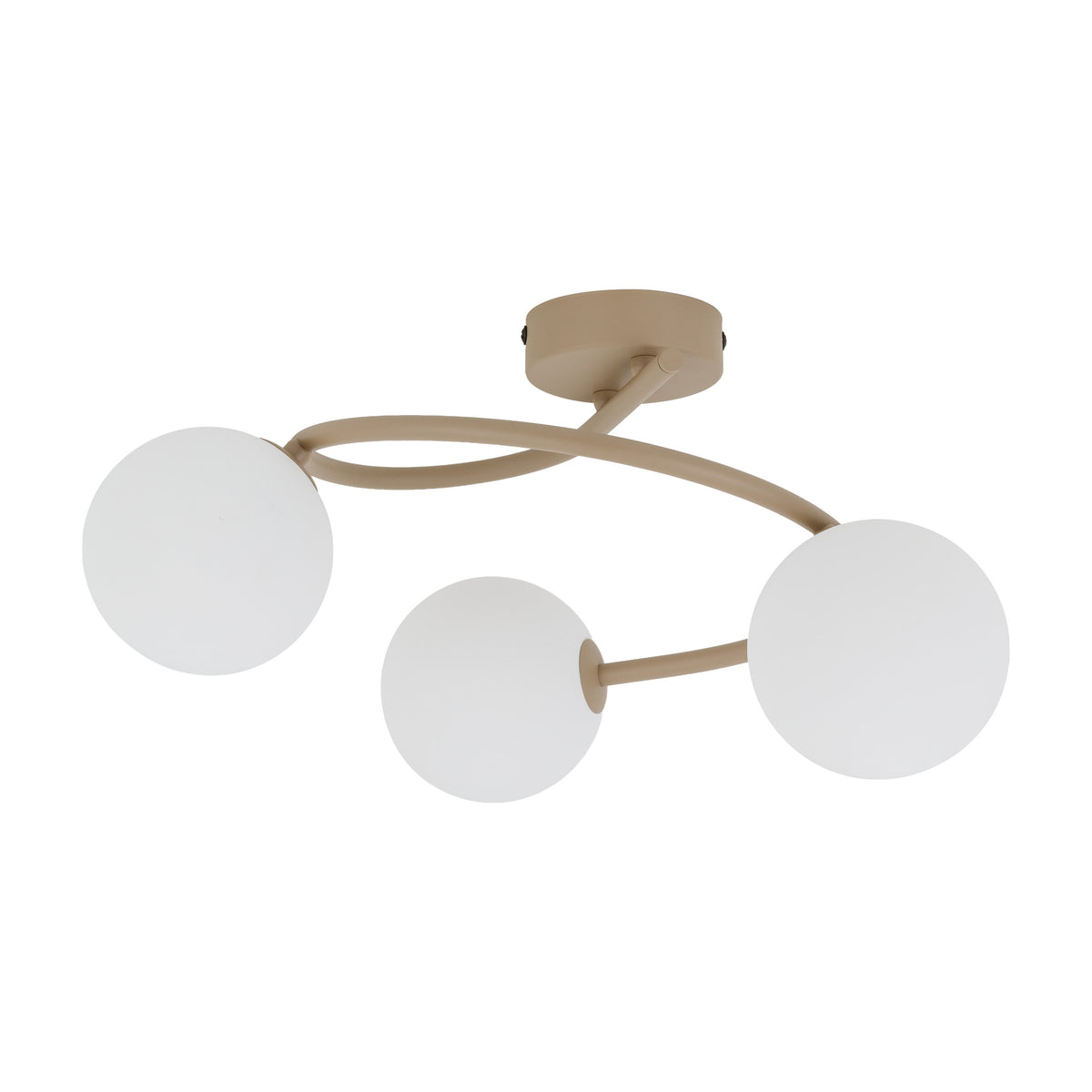 Plafonieră TK Lighting Ilsa, nisip, 3 x G9, 11744