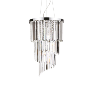 Lustră Ideal Lux Carlton SP8, crom, 117737