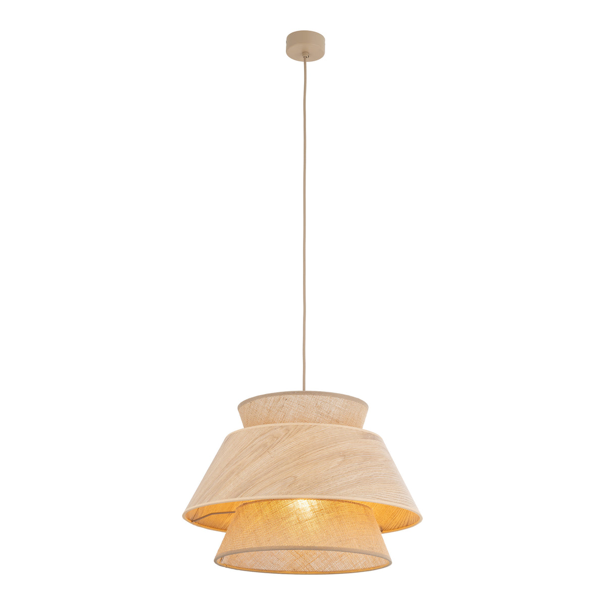 Pendul TK Lighting Kalum, lemn, 11784