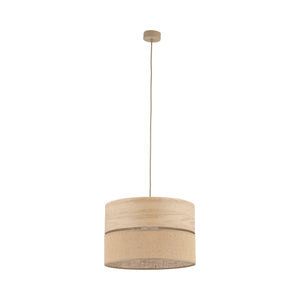 Pendul TK Lighting Dorma, lemn, iută, 11786