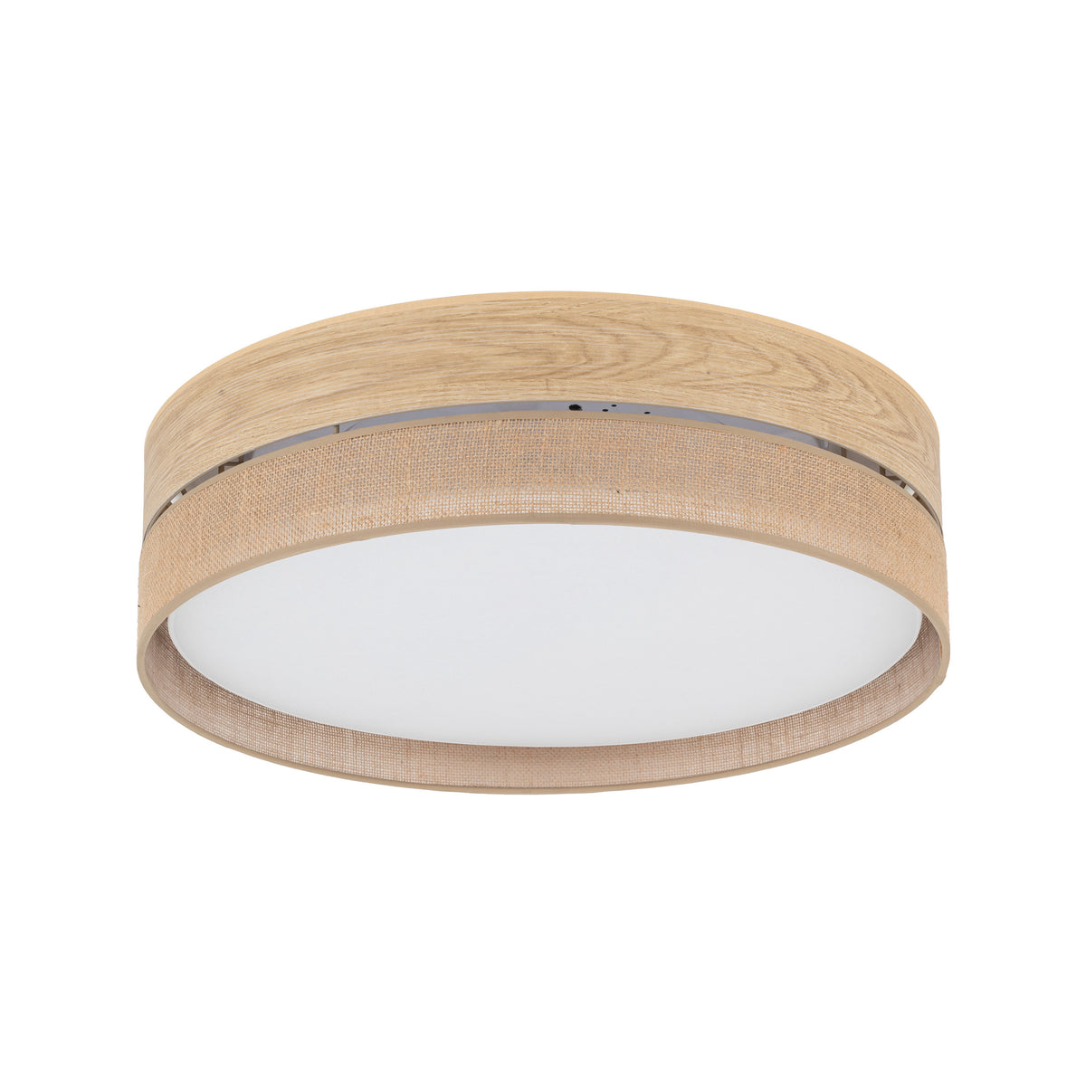 Plafonieră TK Lighting Dorma, lemn, iută, 4 x E27, 11791