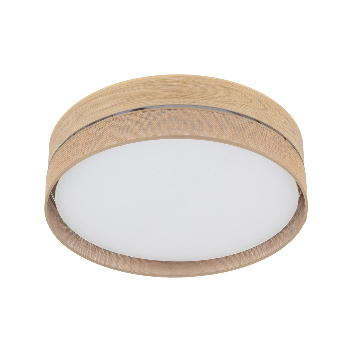 Plafonieră TK Lighting Dorma, lemn, iută, 4 x E27, 11791