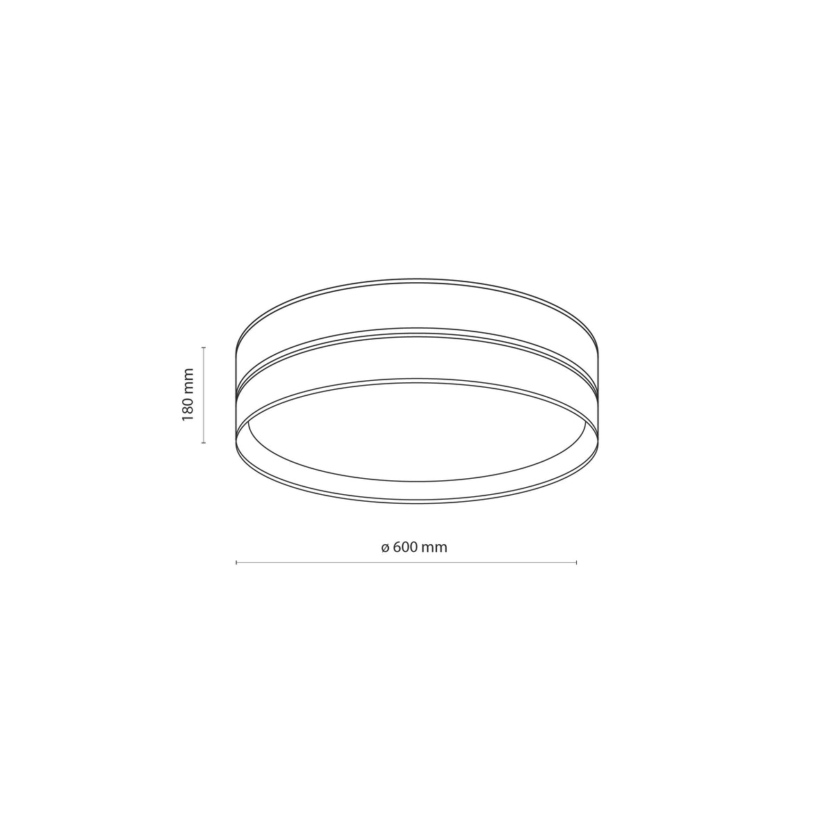 Plafonieră TK Lighting Dorma, lemn, iută, 4 x E27, 11791
