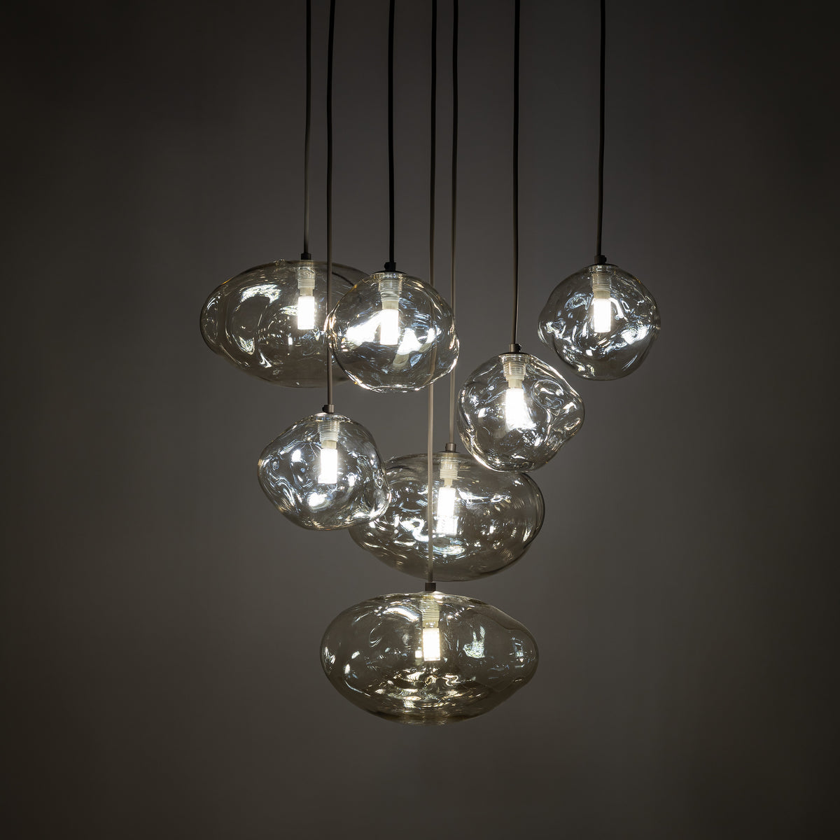 Lustră TK Lighting Nebia, maro, 7 x G9, 11792